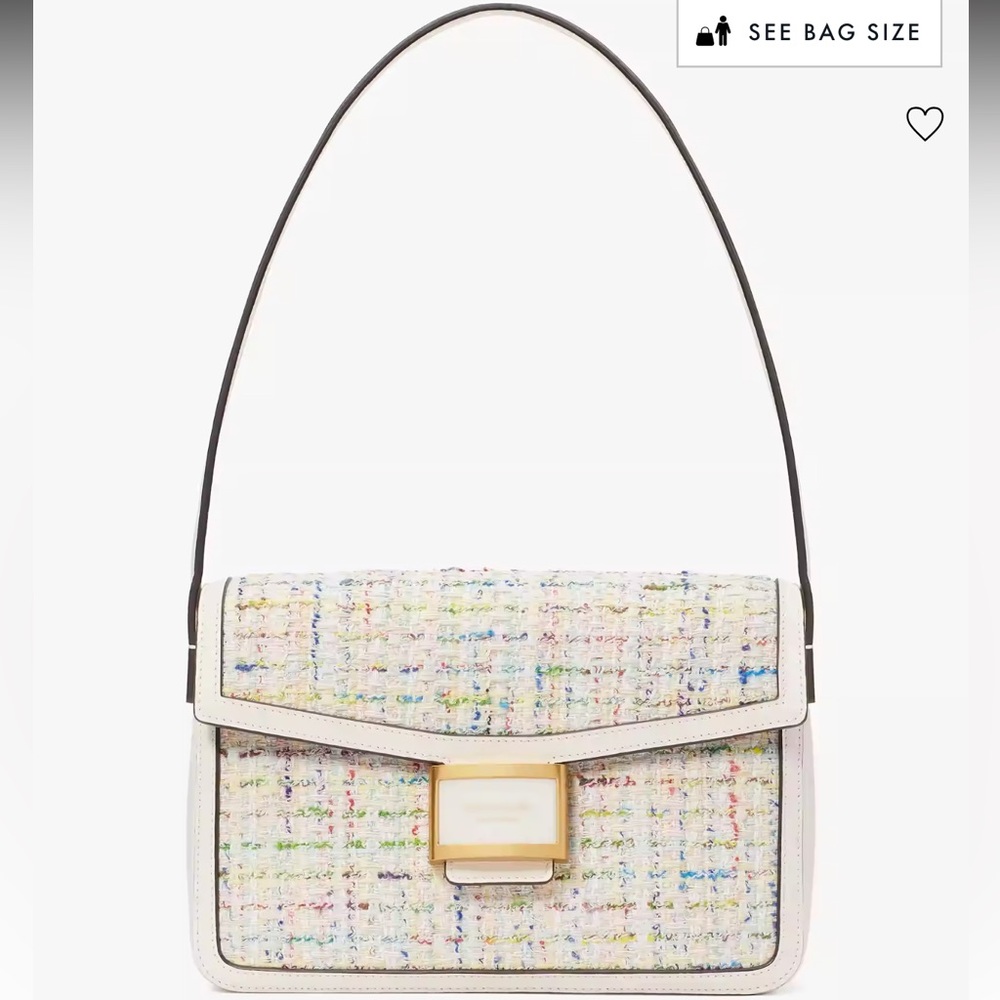 Kate Spade Katy Tweed Medium Shoulder Bag